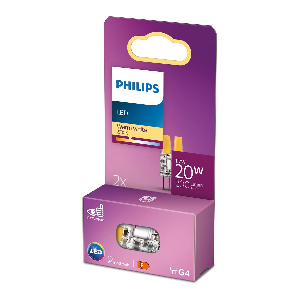 Philips - LED 20W G4 WW 12V ND micro 2SRT6