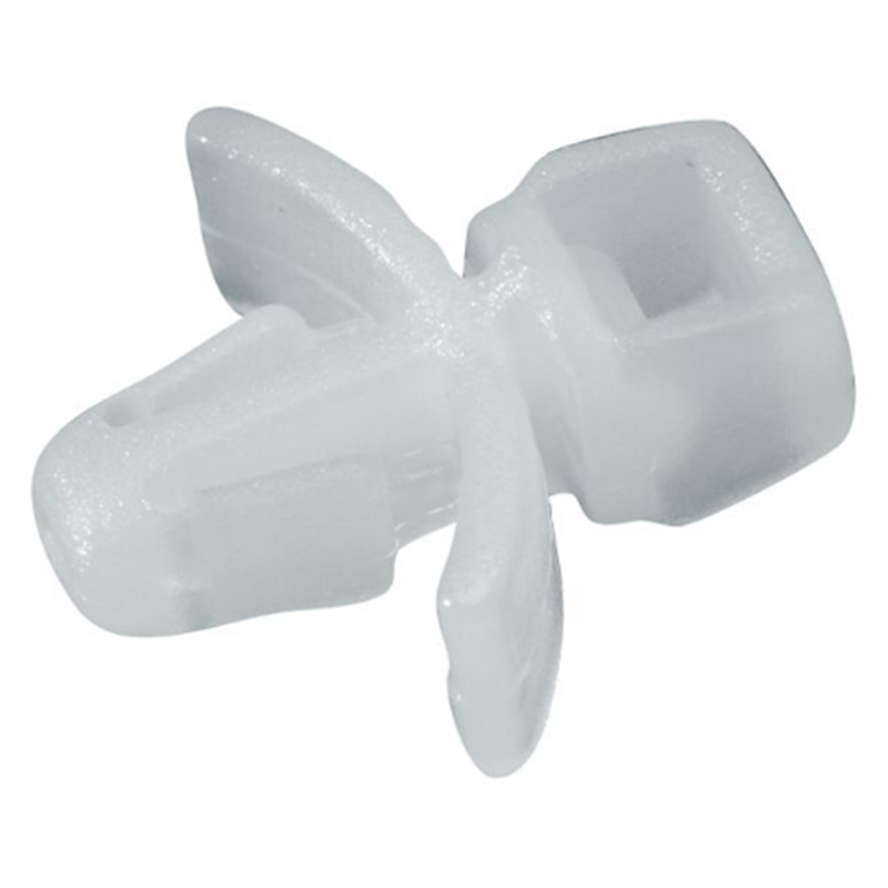 Buntbandsankare 3.8mm Vit Polyamid - 10 st