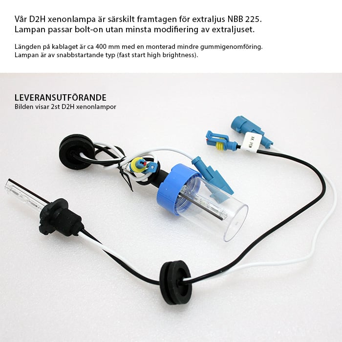 D2H Xenonlampa 50-70W Speedstart | Extraljus