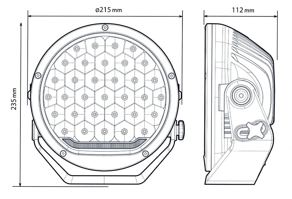 NBB LED | NBB Alpha 225 LED Extraljus | PRO