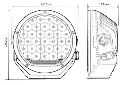 NBB LED | NBB Alpha 225 LED Extraljus | PRO