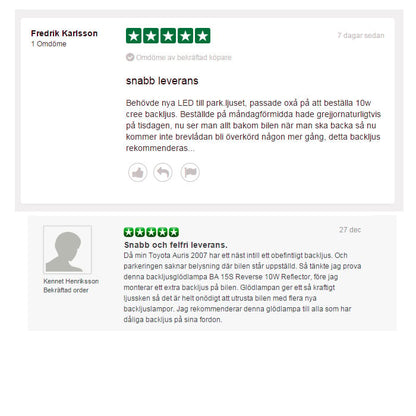 BA15S | 1156 LED Backlampa 10W