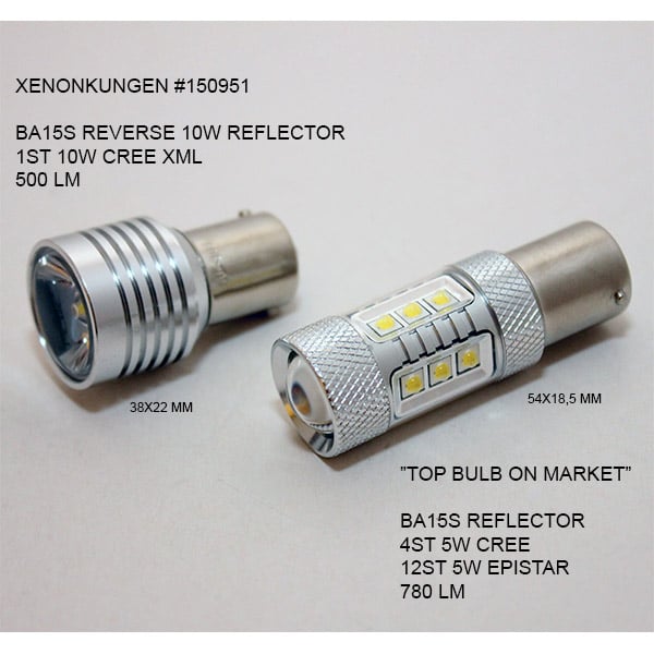 BA15S | 1156 LED Backlampa 10W