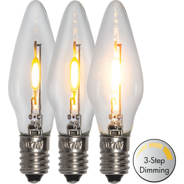 Star Trading - Reservlampa 5-pack Spare Bulb 3-step Universal LED