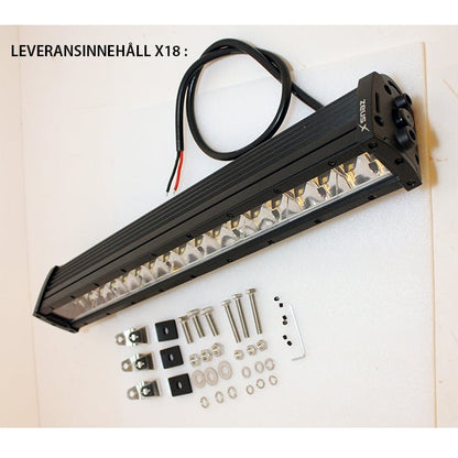LUXTAR® X18 LED-ramp Spot 180W 7536 Lumen – Lång Räckvidd Bil