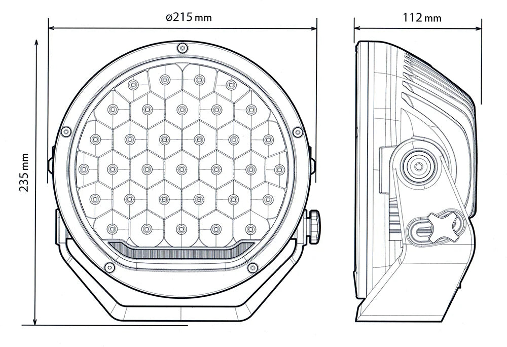 NBB LED | NBB Alpha 225 LED Extraljus  | PRO