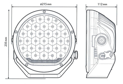 NBB LED | NBB Alpha 225 LED Extraljus  | PRO