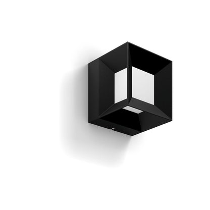 Philips - Parterre wall lantern black 1x8W 230V