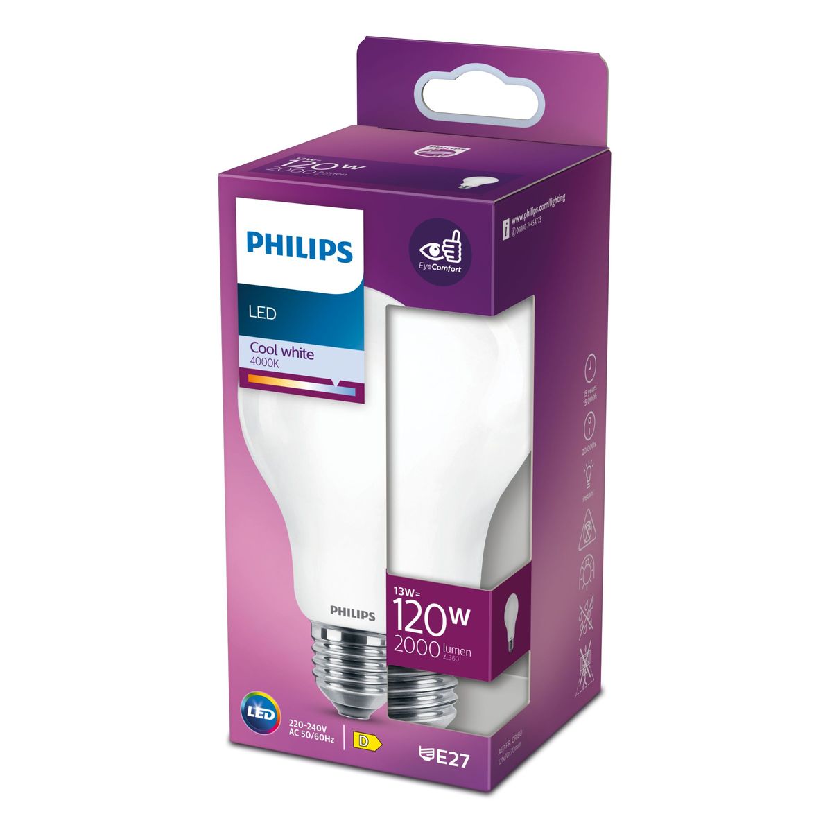 Philips - LED classic 120W A67 E27 CW FR NDRF1SRT4