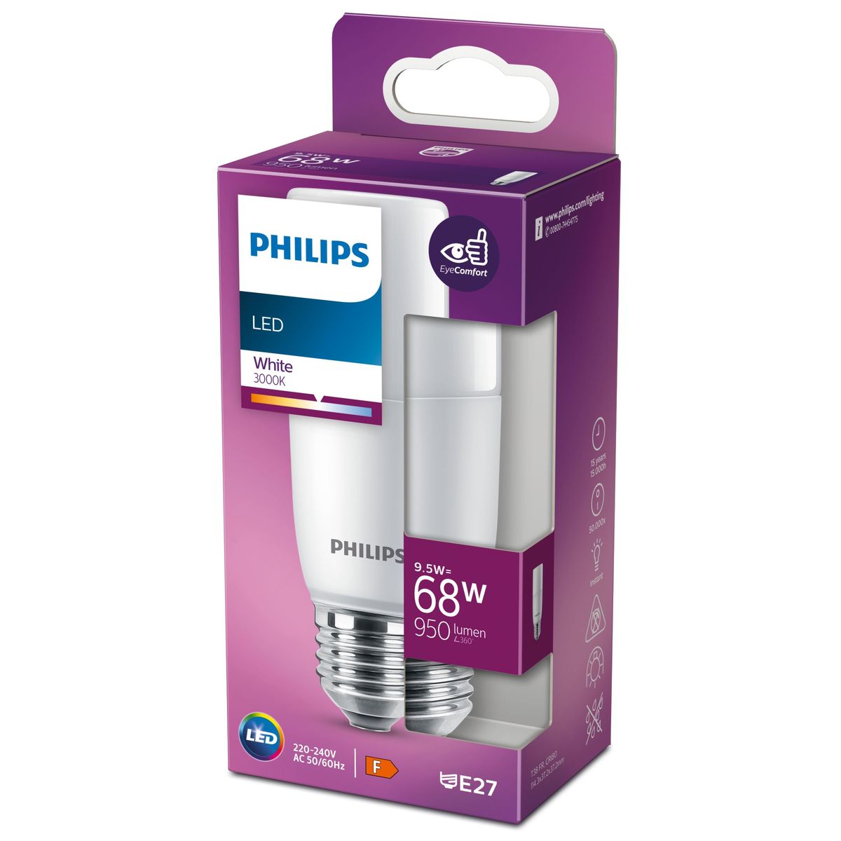 Philips - LED Stick 68W T38 E27 WH FR ND SRT4