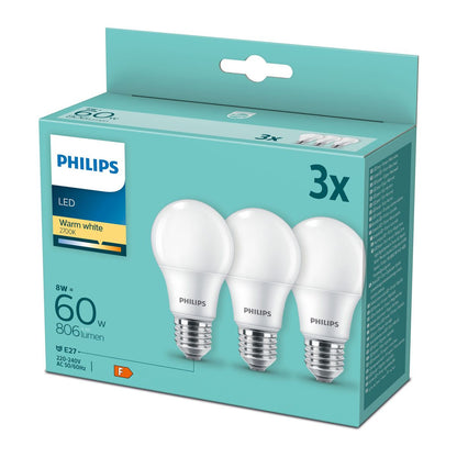 Philips - LED 60W A60 E27 WW FR ND 3PF/6 DISC