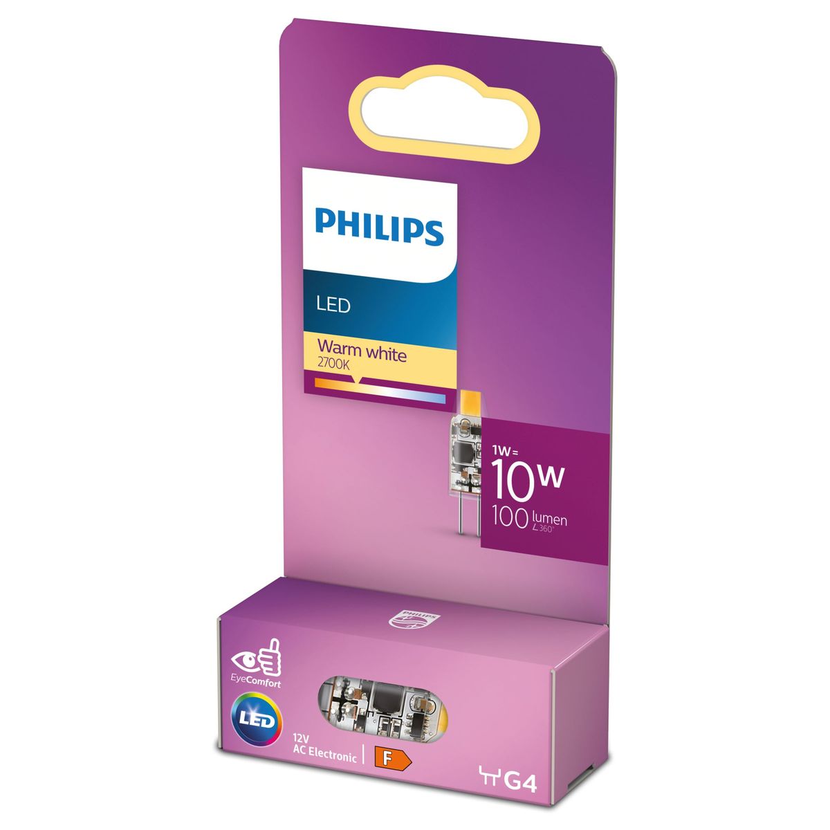 Philips - LED 10W G4 WW 12V ND micro SRT6
