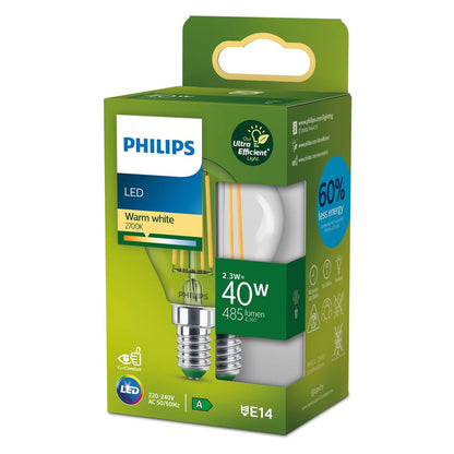 Philips - LED CLA 40W P45 E14 2700K CL UE SRT4