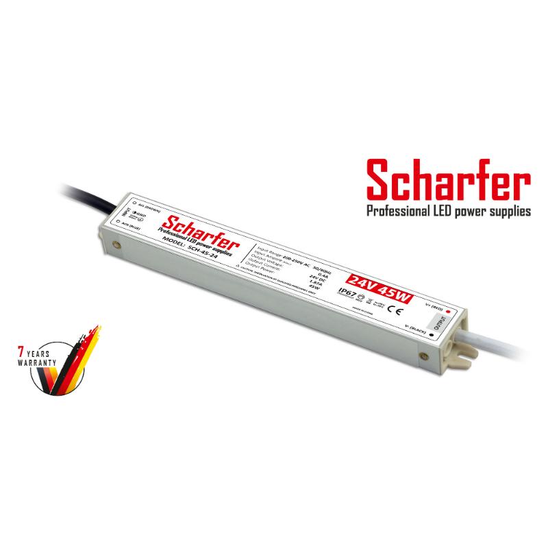 Transformator 230V AC till 24V DC 45W