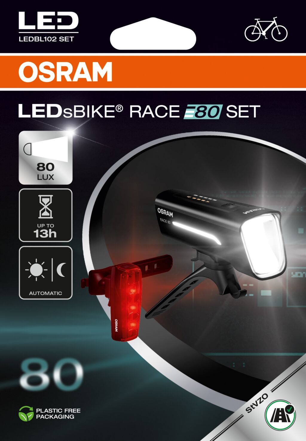 OSRAM LEDsBIKE RACE 80 SET