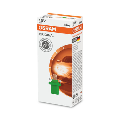 OSRAM ORIGINAL - PLASTIC MF BASE - 2W - B8.5d - Extraljuslampa