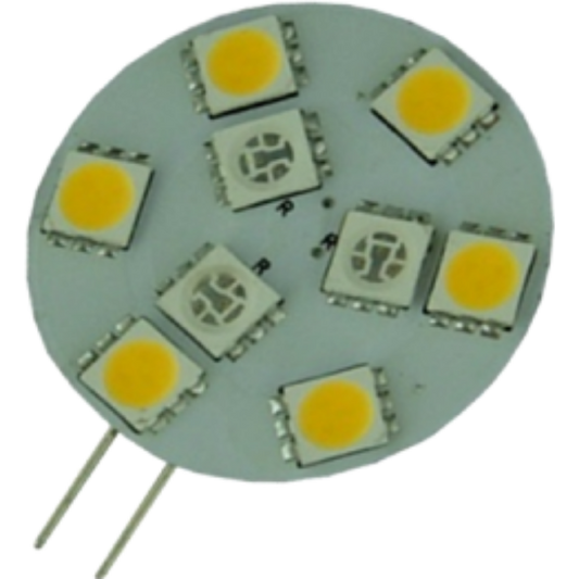 G4 12V/24V 0.6W/1.3W Röd/Varmvit