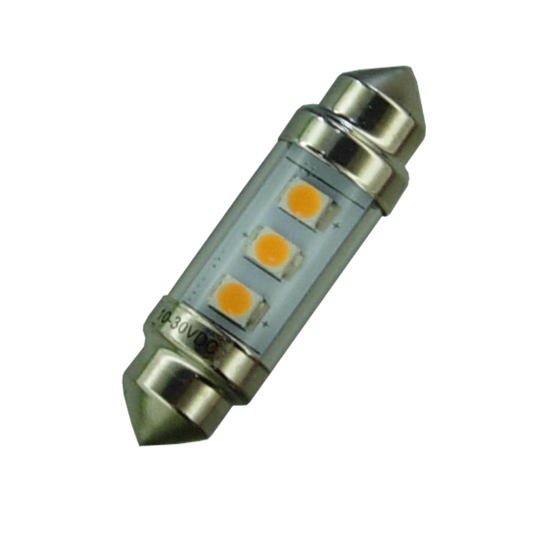 Spollampa 12V/24V 0.6W 37mm