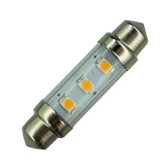 Spollampa 12V/24V 0.6W 42mm