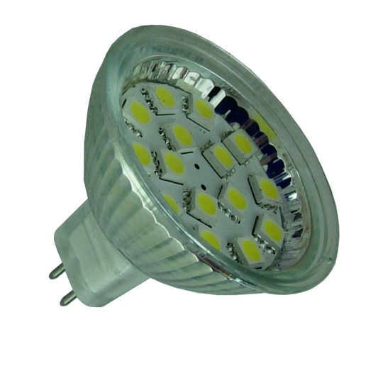 MR16 12V/24V 2.3W Glas