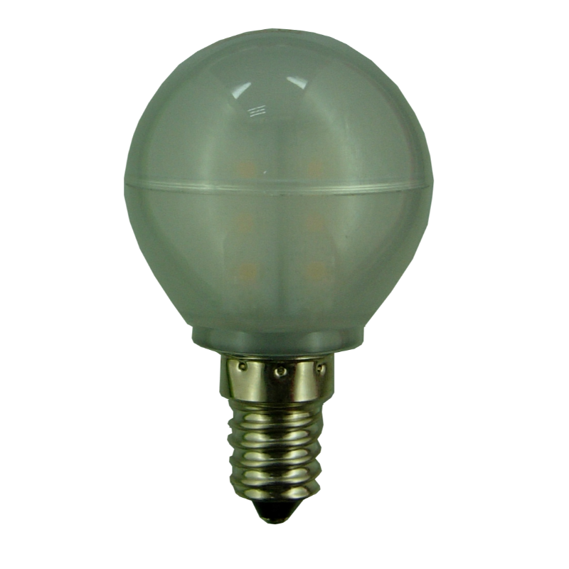 E14 12V/24V 2.5W Frostat glas