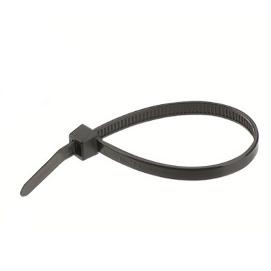 Buntband 100 x 2.5mm svart - 100 st