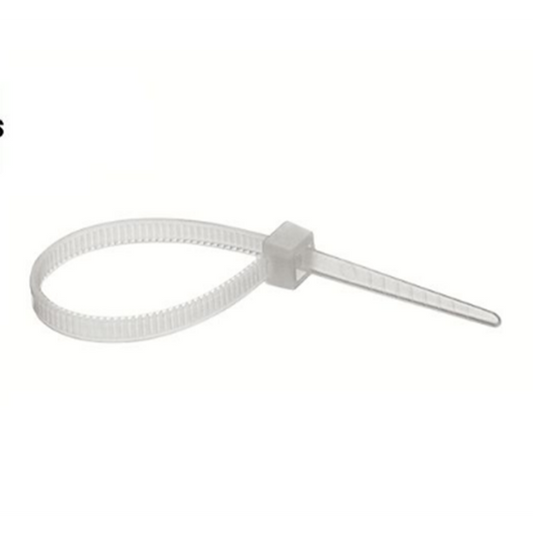 Buntband 100 x 2.5mm vit - 100 st